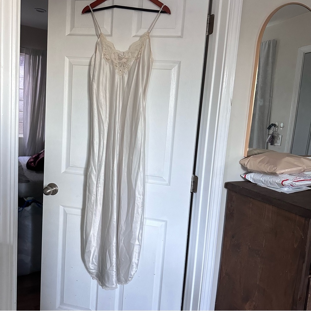 dior silk nightgown